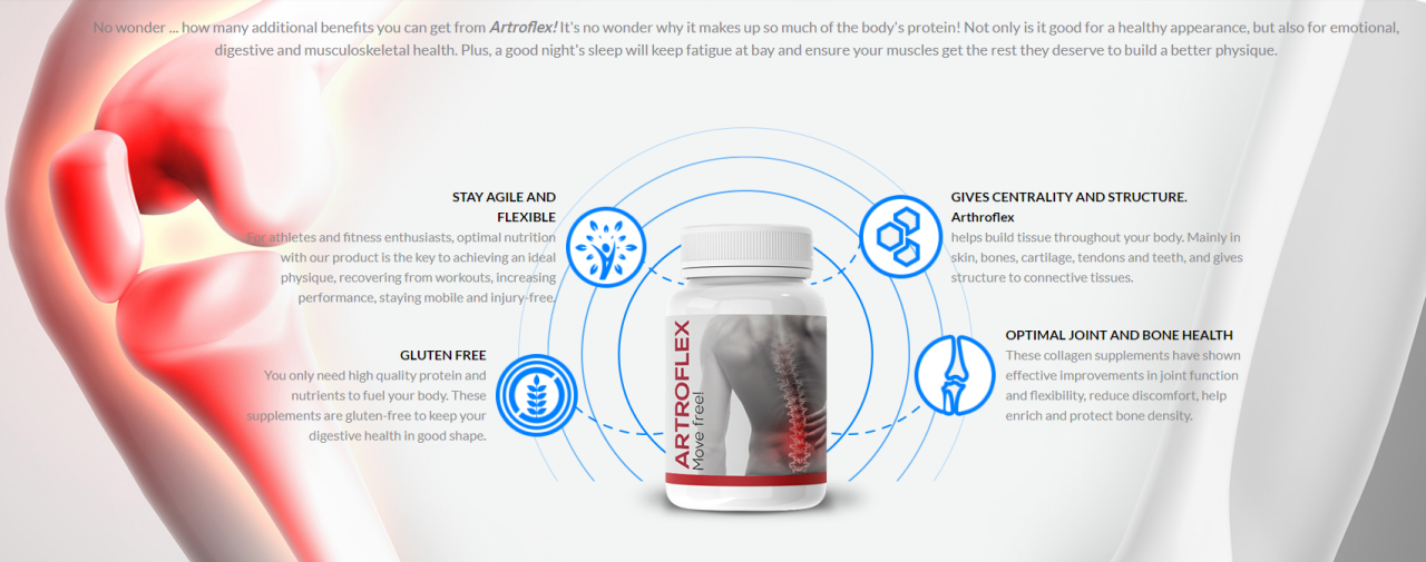 Artroflex is an excellent solution for people who occasionally experience pain during sports or daily movement. 