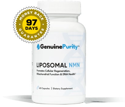 GenuinePurity Liposomal NMN: The New Science of Maximizing Lifespan. Boost Your Age-Reversing NAD+ To Start Feeling Younger In Just 2 Weeks.
